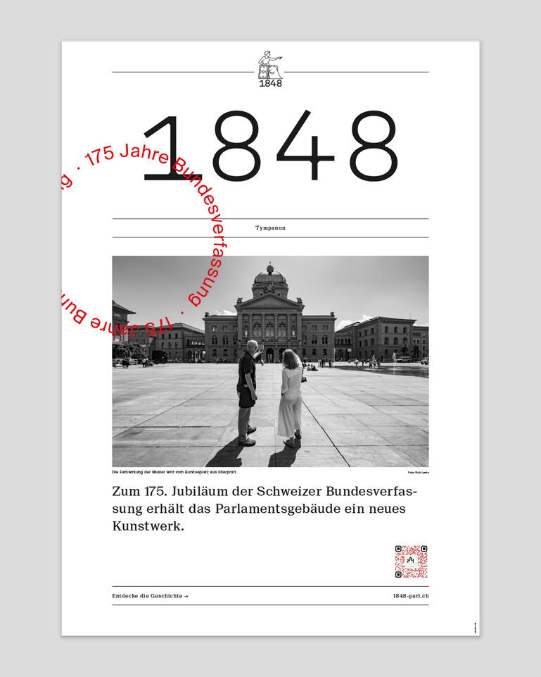 Infoplakat für Tympanon Kunstprojekt